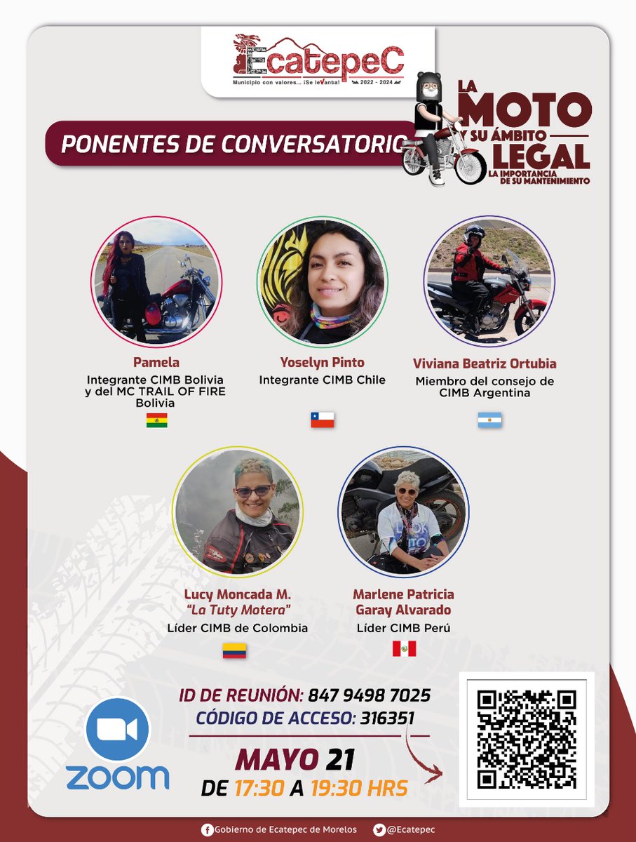 FerVilchisMx's tweet photo. #Edificante I Vecinos, la 🚧 seguridad vial es primordial en nuestro #MunicipioConValores. Los invito al conversatorio que organiza la Dirección de Movilidad y Transporte: “La moto y su ámbito legal. La importancia de su mantenimiento". Disfruta el viaje con responsabilidad. https://t.co/QfAlHIZorf