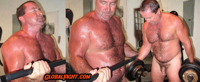 Nude Musclebear Gym VIEW HIS DAILY NUDIST POSTS of himself on his page at https://t.co/oAwhABJ0gw   --