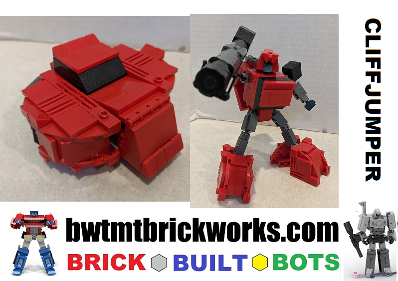 G1 Origins Cliffjumper a Custom Transformers Creation made of with 100% #lego elements .. watch the transformation on youtube  ...  youtube.com/watch?v=Amc8uv…