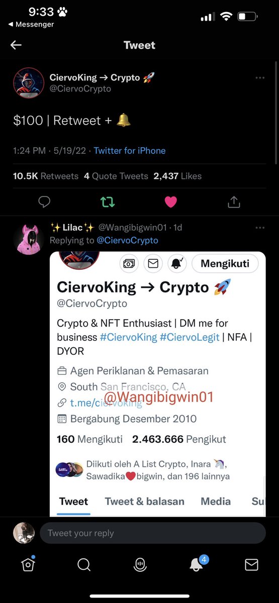 cryptofangirl26's tweet photo. @CiervoCrypto 🤍🤍🤍 https://t.co/I2Qp3nQiUg