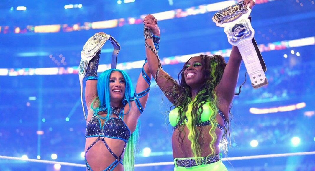 ProWFinesse's tweet photo. Sasha Banks &amp; Naomi didn't disappoint me. And they sure as hell didn't let me down either. 

#SmackDown https://t.co/rC8c1An9gI