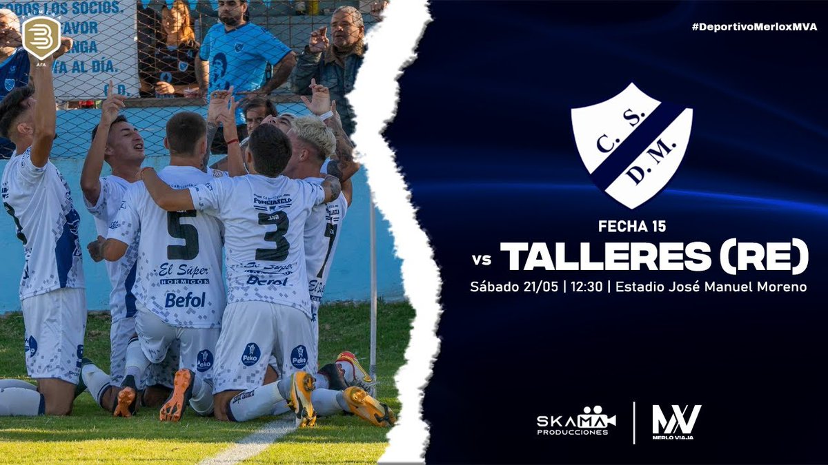 MerloViajaOk's tweet photo. ⚪️🔵⚪️ Hoy juega el #charro y lo vivís en #MerloViaja!
Desde las 12:30hs sumate a la transmisión
🇫🇮#DeportivoMerlo vs #TalleresRE 🇦🇹
Link del partido👇
https://t.co/9J34EOs2Sc https://t.co/eIToueTD7q