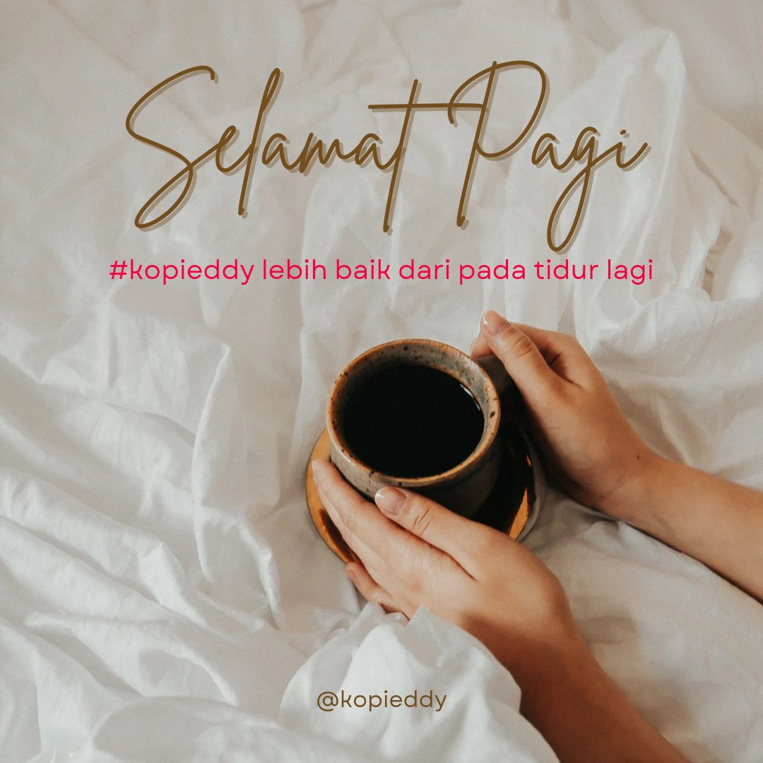 Semangat pagi ngopi dulu lur. Click disini wa.me/c/6281315794537
