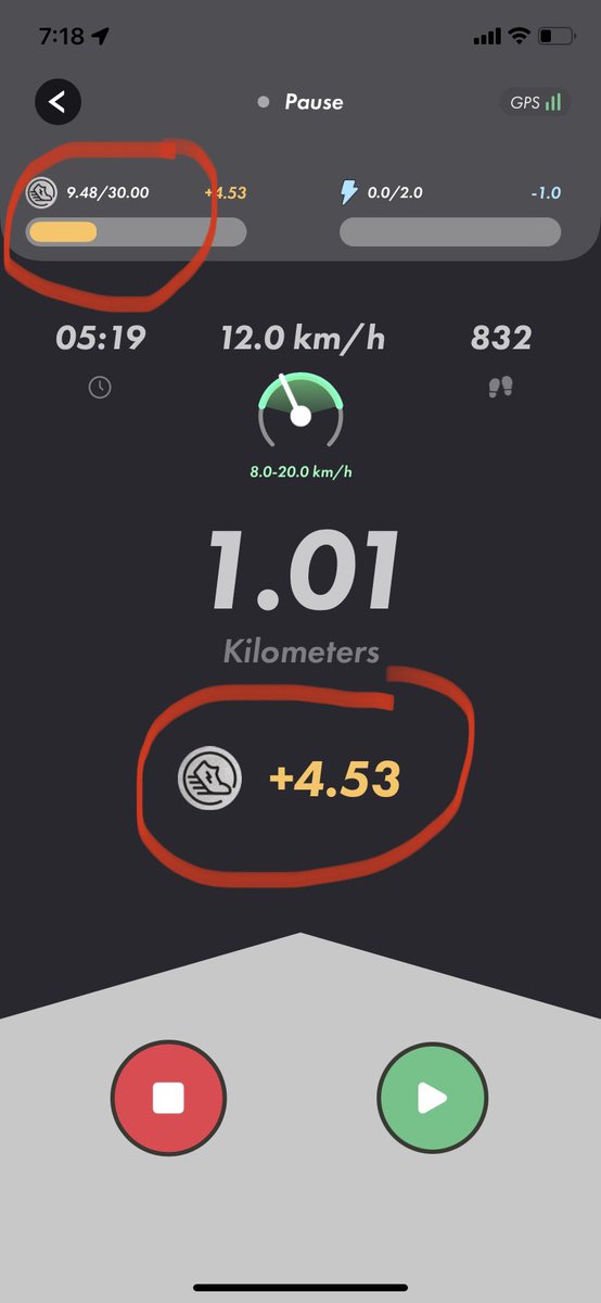 Just did another 5min run and earned 4.5 GST. That puts my total today at 9.5 GST. That’s almost $30 today alone!🤑 From just 10min of running. 👟=💰<a href="/Stepnofficial/">STEPN GO</a> I’m in love ❤️ And I’m only Level 5 🙏🏻
