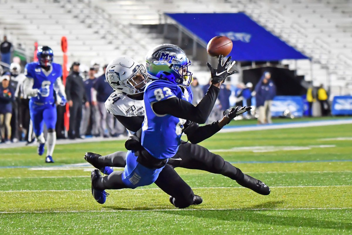 Beyond Blessed to receive an offer from       (🔵Middle Tennessee University⚪️) <a href="/CoachT_22/">Kevin Thompson</a> <a href="/Coach_Shugg/">Shane “Shugg” Tucker</a> @MohrRecruiting <a href="/PBCbroncosFBALL/">PBC Football</a> <a href="/pbcathletics/">Bronco Athletics</a> <a href="/coachjeff26/">Coach Celestin</a> <a href="/Rivals/">Rivals</a> <a href="/247Sports/">247Sports</a> <a href="/MT_FB/">Middle Tennessee Football</a> <a href="/MTFB_Recruiting/">Middle Tennessee Football Recruiting</a> @RWrightRivals