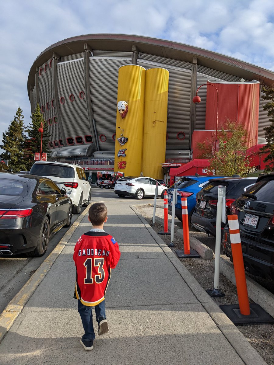 Easy to get stressed and overthink a playoff BoA game, but when your 6yr old runs to the 'Dome this way it reminds you what it's really all about!

This series is a gift folks, enjoy all!

#ForLoveOfTheGame #Flames