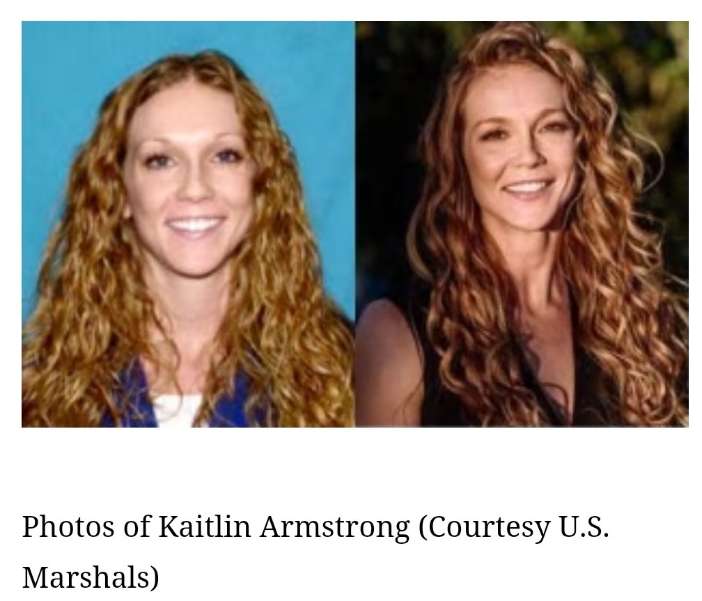 <a href="/BostonGlobe/">The Boston Globe</a> Here's the suspect who killed Anna Moriah Wilson.

Her name is Kaitlin Armstrong.