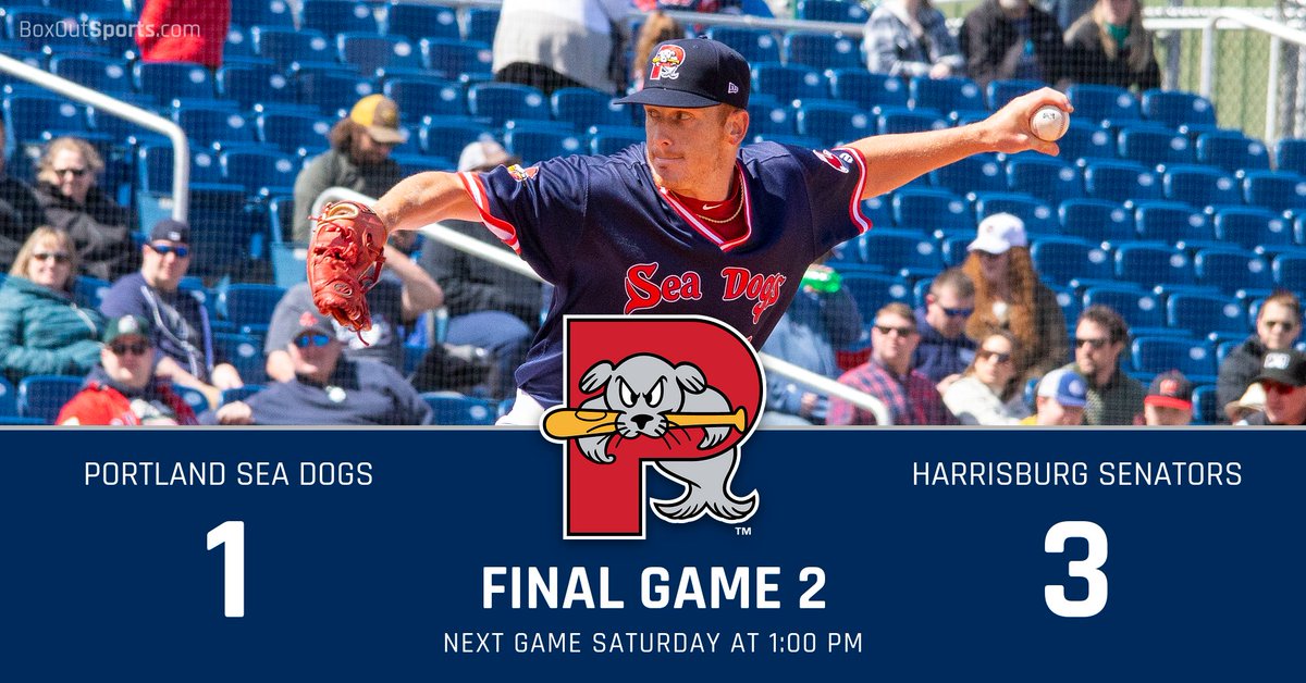 PortlandSeaDogs's tweet photo. Brandon Walter struck out 11 in seven innings of work, but the Harrisburg Senators swept a doubleheader from the Sea Dogs on Friday night. https://t.co/Iu6Gzrd8tr