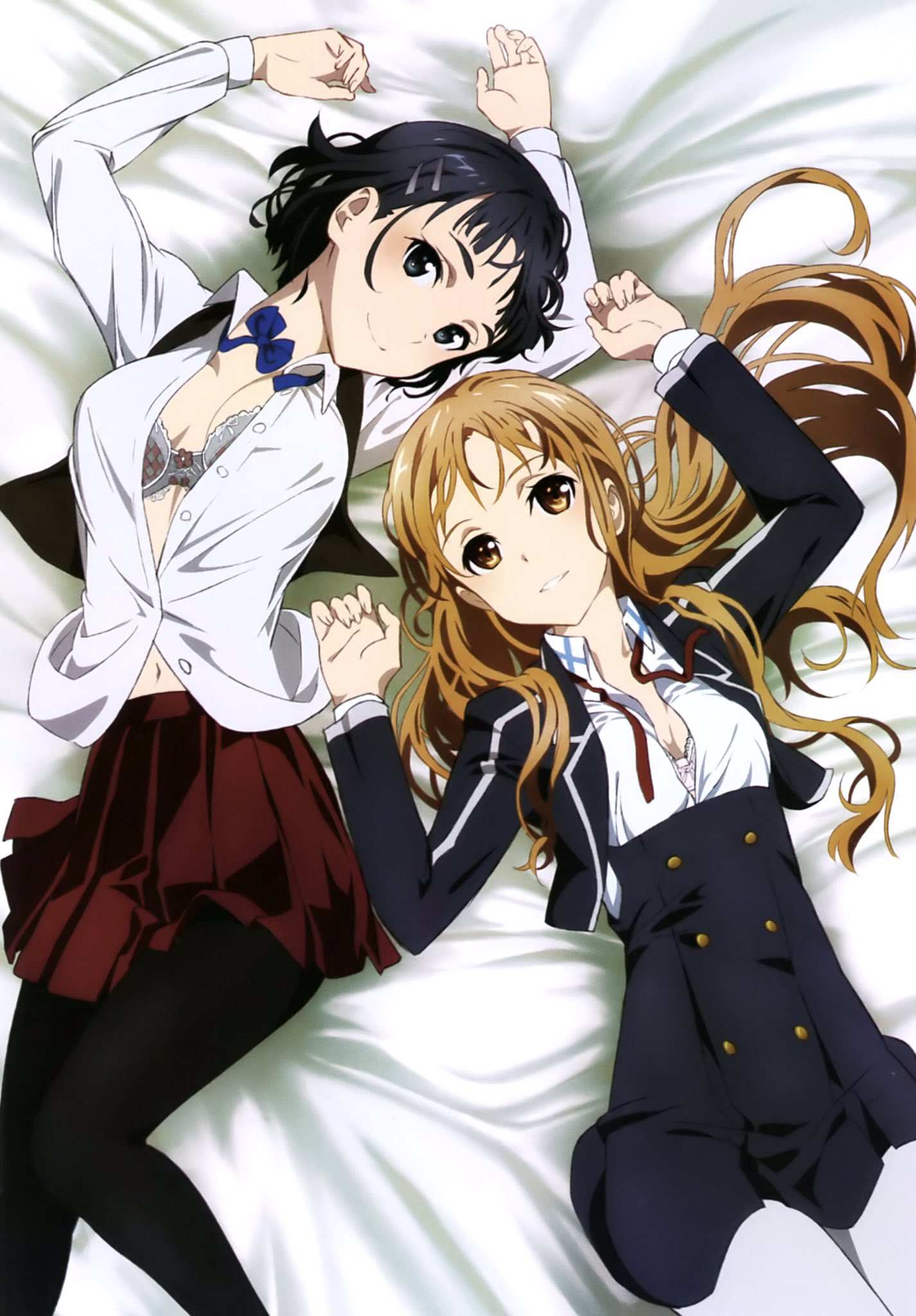 ✨ WaifuSpirit ✨ on Twitter: "Suguha & Asuna 🖤 ❤.