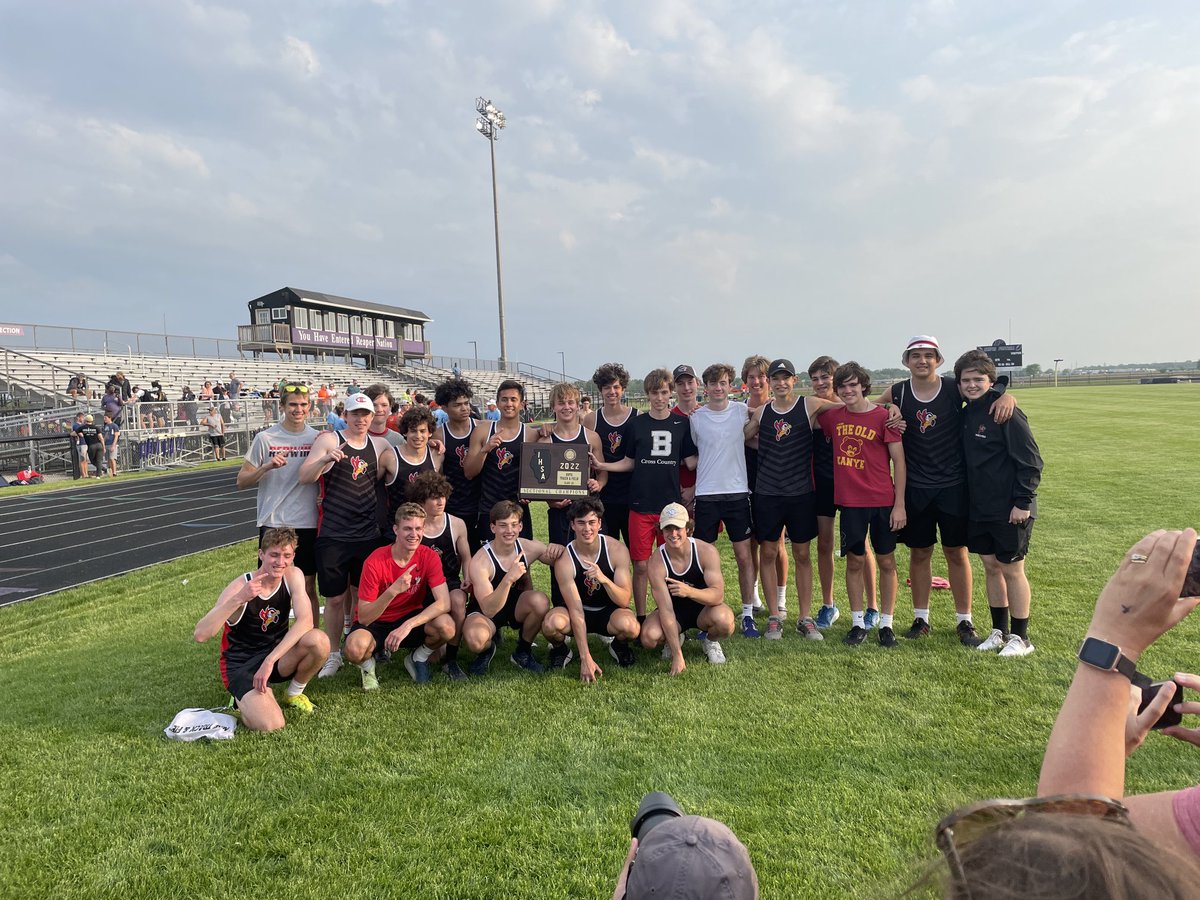 Redwings are sectional champions!  A total team effort.