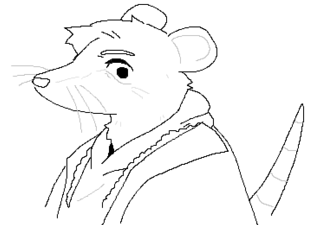 cupTWOst's tweet photo. mouse ethan! drawn with... a mouse! https://t.co/r2vU7LILqw