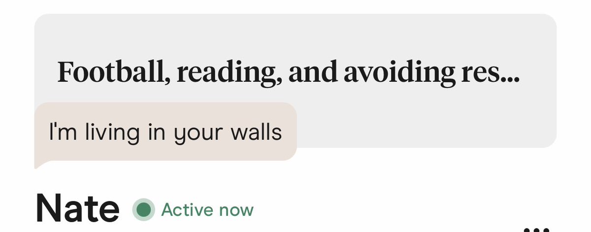 veritymary's tweet photo. You know I started to have the slightest amount of faith in dating apps and then *poof* https://t.co/WH4B9k45dC