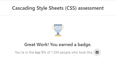 onewaynonstop's tweet photo. Ngl was sweating a little bit with this Linkedin assessment, but ended up surprising myself! π #flexasaurus πͺπͺ https://t.co/vZlb5ELaxW