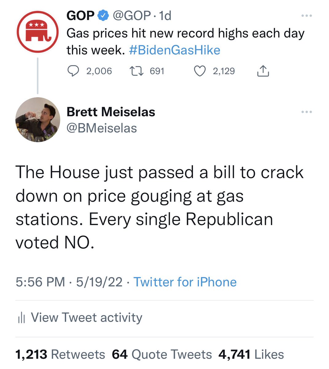 BMeiselas's tweet photo. I think I own the @GOP now https://t.co/drvSXdkiOO