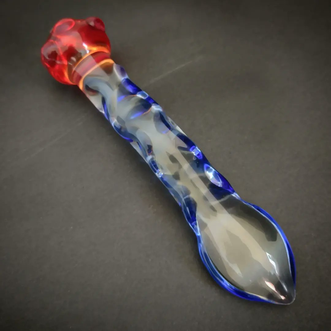 GlassTaboo's tweet photo. Another tentacle dildo 🐙 I'm working on making a few of these in different colour schemes for a drop on my Etsy shop.
What colours would you like to see?

#adult #selfpleasure #sexpositive #pleasureproducts #dildo #dildos #fantasydildo #sextoys #tentacle #fantasytoy https://t.co/ehiz0QHbpZ