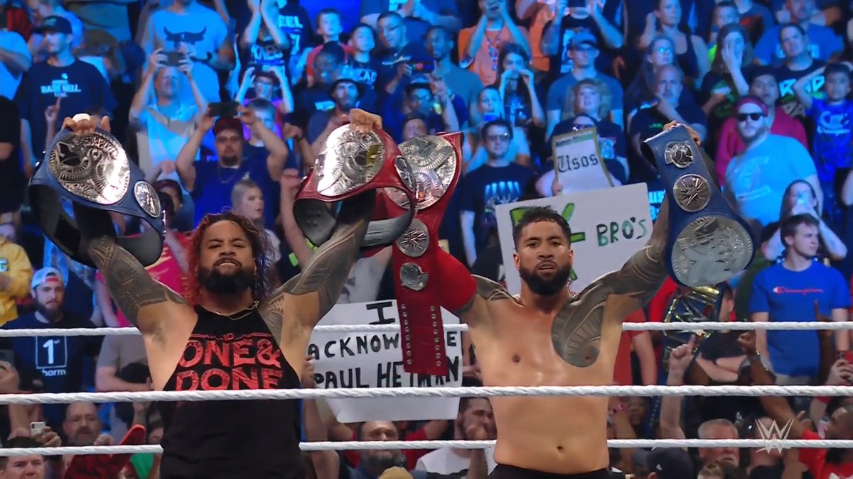 Acknowledge <a href="/WWEUsos/">The Usos</a>!

#SmackDown