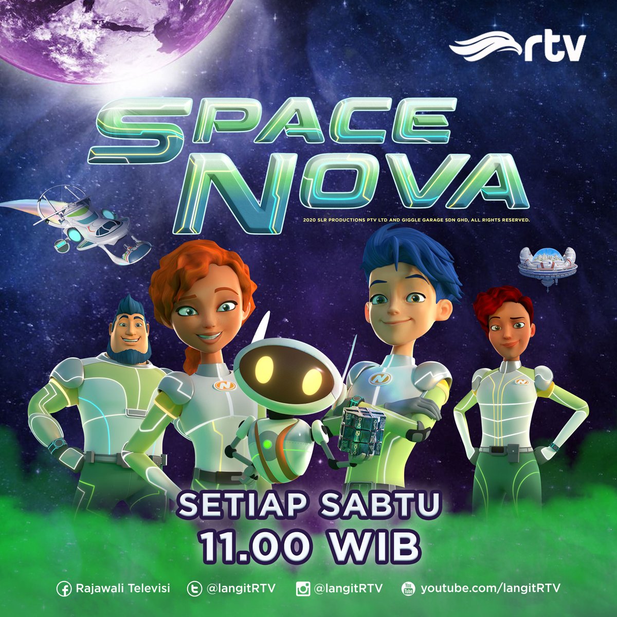 langitRTV's tweet photo. Novas terdampar karena dicegat oleh Audrina saat menemukan kapal asing. Apakah warga akan kehilangan kesempatan untuk berhubungan dengan alien StarDust?
Nantika kisahnya pkl. 11.00 WIB di RTV Makin Cakep.
#RTVDigital #SpaceNovaRTV #SpaceNova https://t.co/kDOt9hvya4