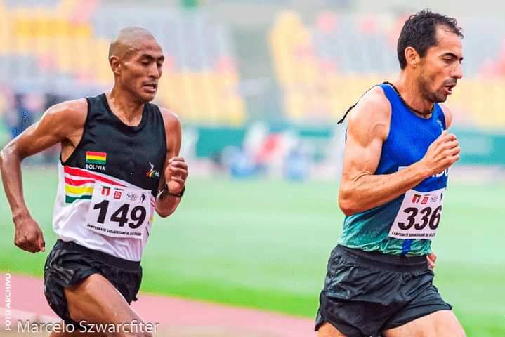 ContactoSur7's tweet photo. El atleta orureño, Vidal Basco, sigue llevando en alto el nombre de #Bolivia🇧🇴 en torneos internacionales. Hoy llegó entre los 10 primeros en el Iberoamericano de Atletismo, en Alicante #España, y marcó un nuevo récord nacional. #Depprte #Bolivia #Mundo https://t.co/X66T8aKyVl