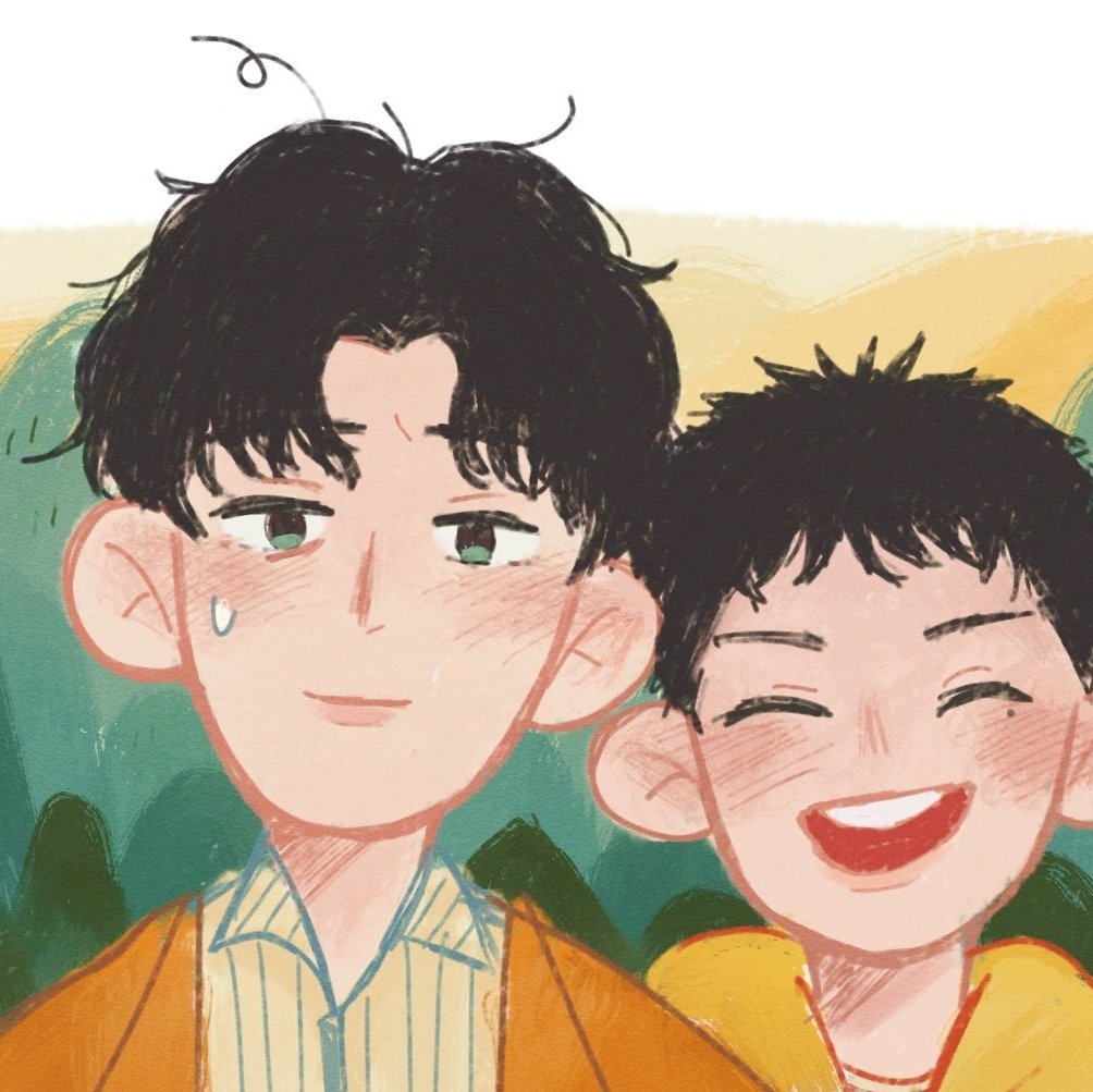 yo_oriri's tweet photo. Originally his face was like this 😆😆 old man getting tired from the trip. I redraw it since it's his birthday, let him have a decent look hh😅 https://t.co/ovasrbcWoP