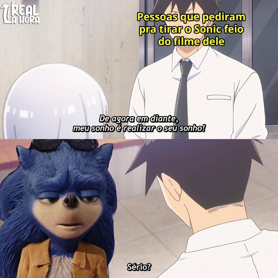 1 Real a Hora on X: Sonic feio foi execrado do próprio trailer para ser  amado como cameo no filme do Tico e Teco  / X