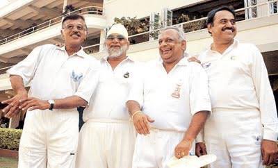 Imangadbedi's tweet photo. Them legends.. #TheQuartet Bedi.. Pras..chandra and venkat!!! https://t.co/8FK0fGtzs3