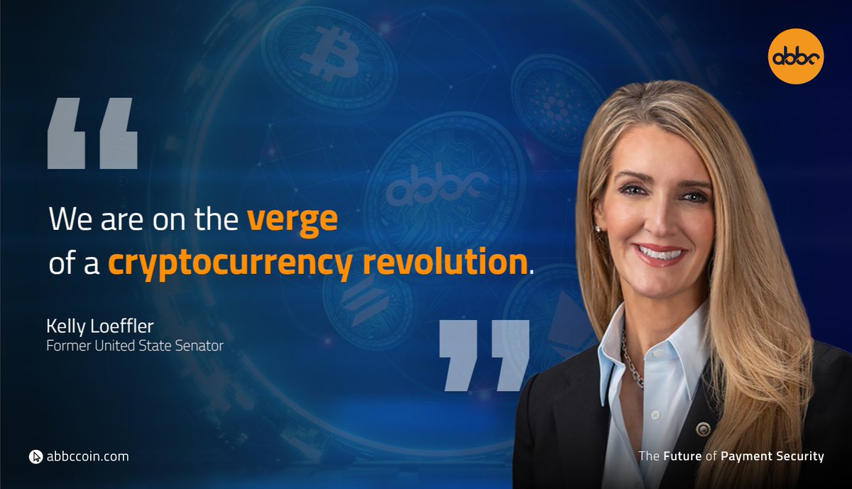 #Cryptocurrencies are about to bring a revolution of the same scale as what we saw in the early 2000s with the arrival of Web 2.0.

Buy #ABBC and be a part of the next big revolution!

#ABBCFoundation #ABBC_Coin #Crypto #Blockchain #Cryptocurrency #ABBCQuotes #KellyLoeffler