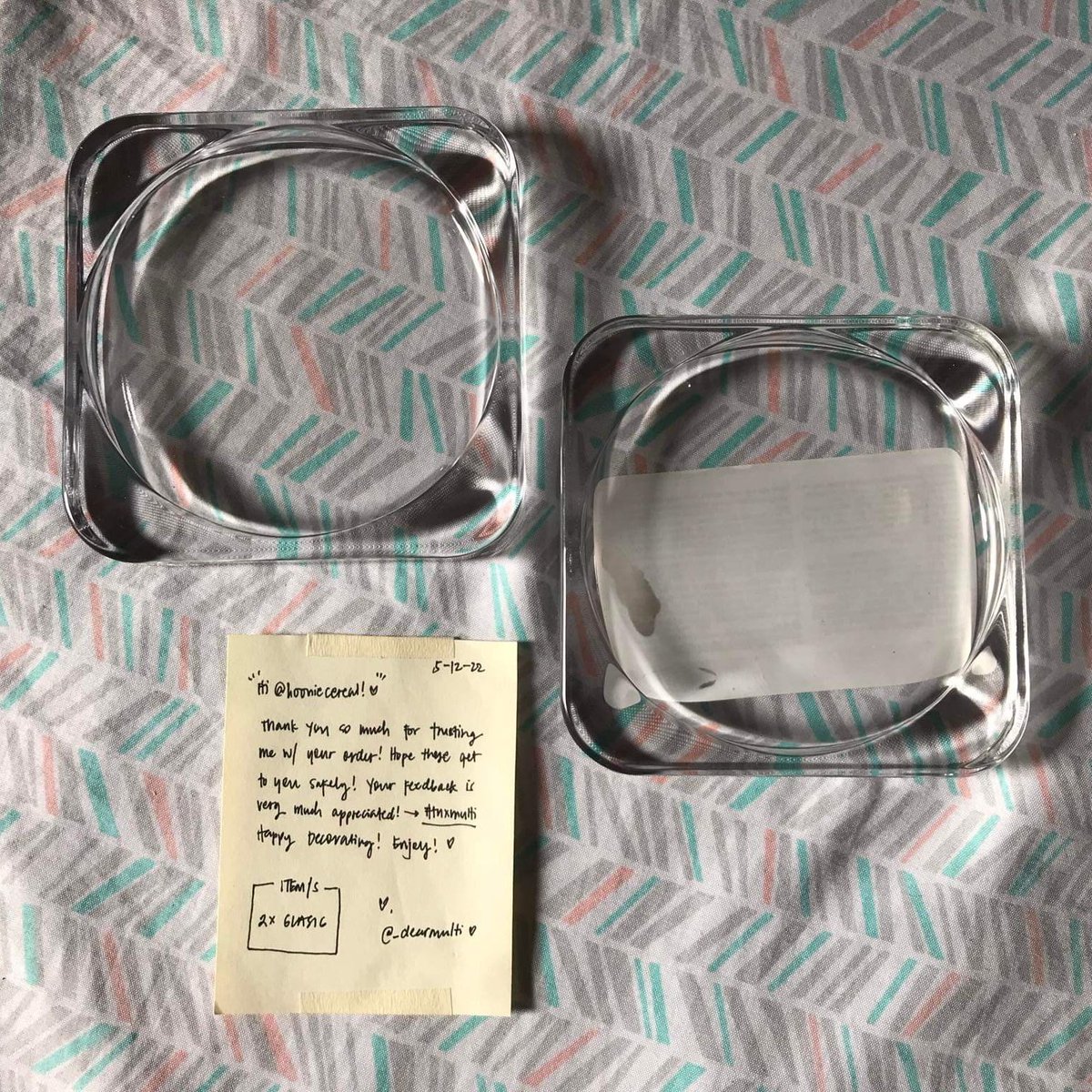hooniecereal's tweet photo. κ° #tnxmulti κ± .α
glasigs came from @_dearmulti tysm for packing them very well & safe, also for being so accommodating through out our transaction <3 'til our next! https://t.co/J3lrfVDmBR