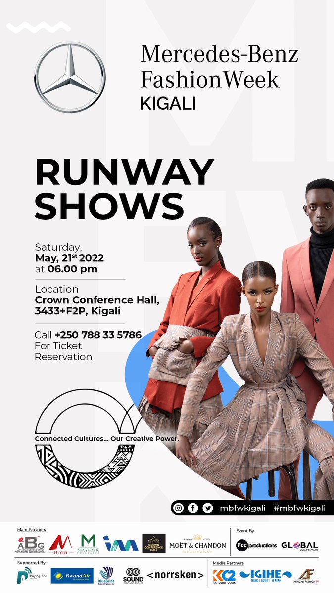 It’s today.
The grand finale runway shows for <a href="/mbfwkigali/">Mercedes-Benz Fashion Week Kigali</a>.

#mbfwkigali #RwOT