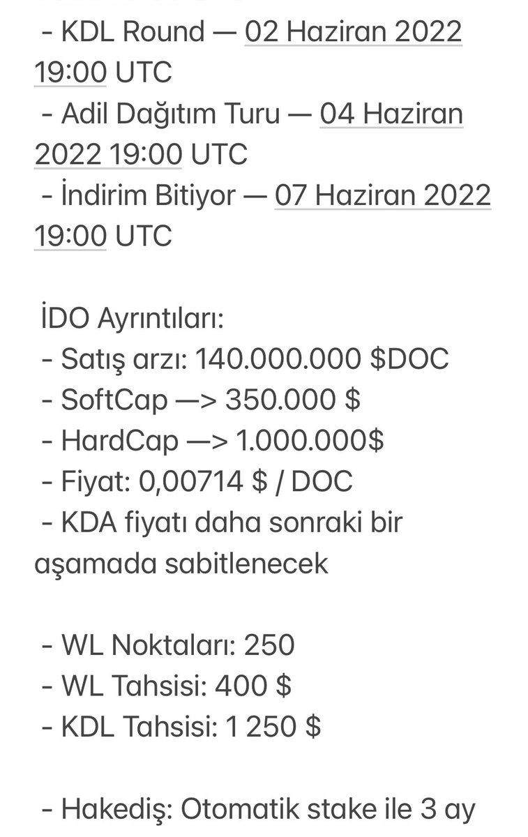 karincaanaliz's tweet image. #Docushield IDO&apos;nun Detayları🔥🔥🔥

 @Docushield Takvim:
 -‼️KAYIT‼️27 Mayıs 2022 19:00 UTC
 - Tahsis Atama :01 Haziran 2022 16:00 UTC
 - Beyaz Liste Turu :01 Haziran 2022 19:00 UTC👇@kadena_io @TheKDAChronicle @KadenaSwiss @karincatraders @KadenaEcosystem @KdLaunch @KadenaBulls