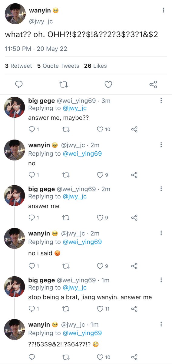 tofublu's tweet photo. #Chengxian au where jc gets exposed as a fanfic writer. what does wwx do? he press jc’s buttons until he gives in and gives him the account name of course. what he doesn’t expect is to come across a document on jc’s computer with another wip that clearly uses both of their names https://t.co/RnNEGJwnuj