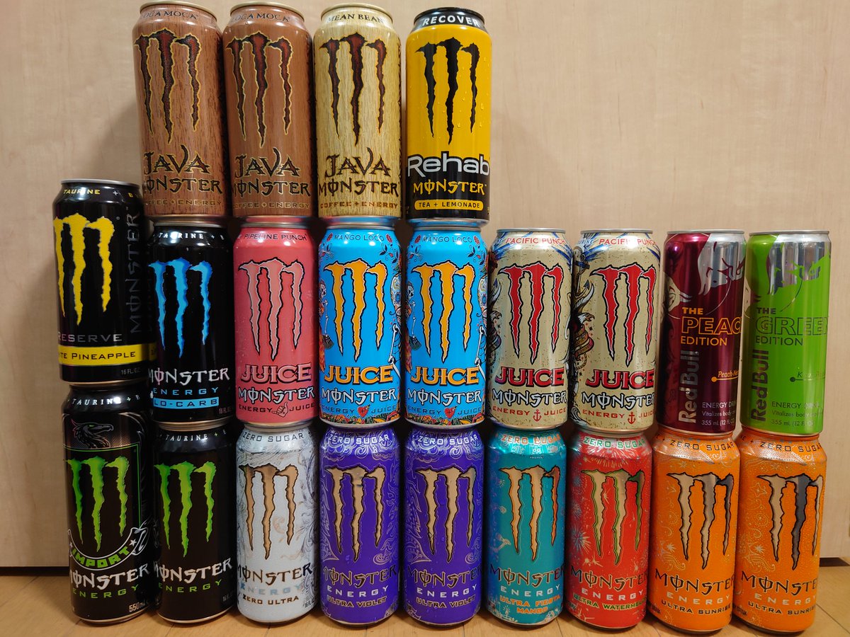 mogcuppppp's tweet photo. 買ったモンスター、レッドブルと
謎ゲータレード https://t.co/vY6XtnSfJM