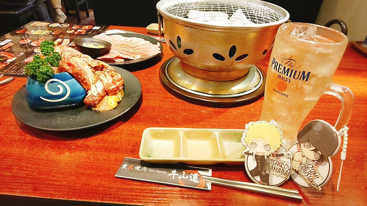 おお振りのトークイベント昼の部に行ってきました！！大好きなアニメ映像と福山潤さん代永翼さんの面白いトークを浴びれて幸せ…♡
アフターで空音ちゃんと焼肉食べ放題きた！うまそうっっ✨