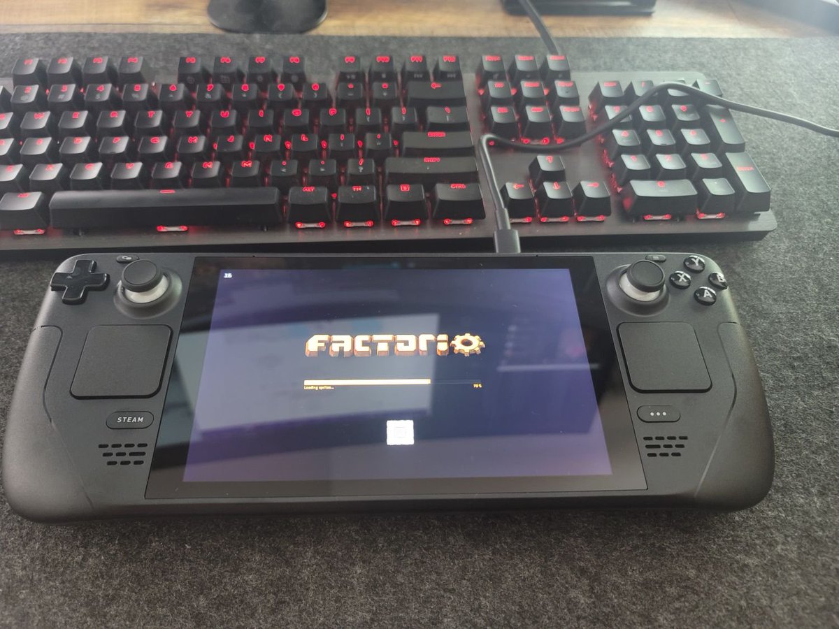 First things first... <a href="/factoriogame/">Factorio</a>