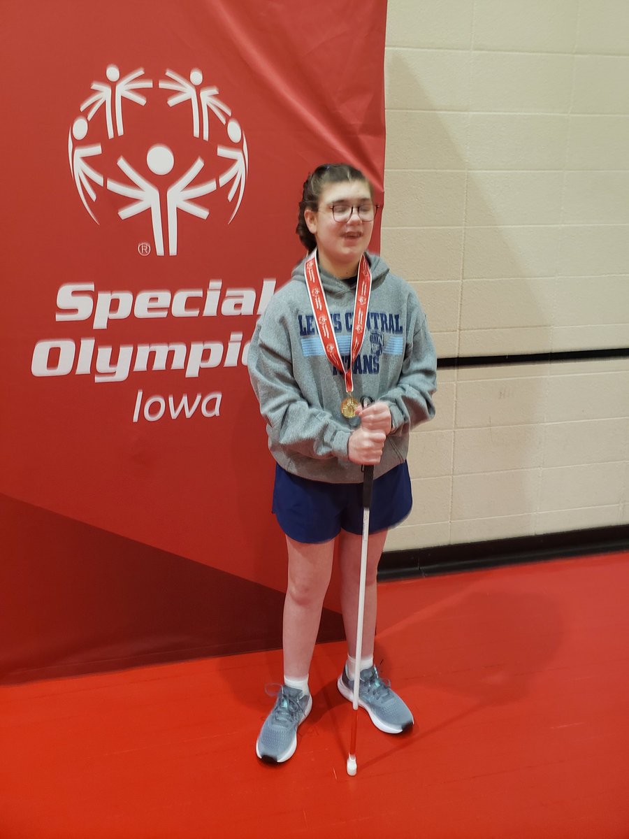 Lynn84196256's tweet photo. Super proud teacher moment. This little athlete came back to Lewis Central with not one, but two GOLD medals at today's State Track and Field competition. https://t.co/odYfpkXLuM