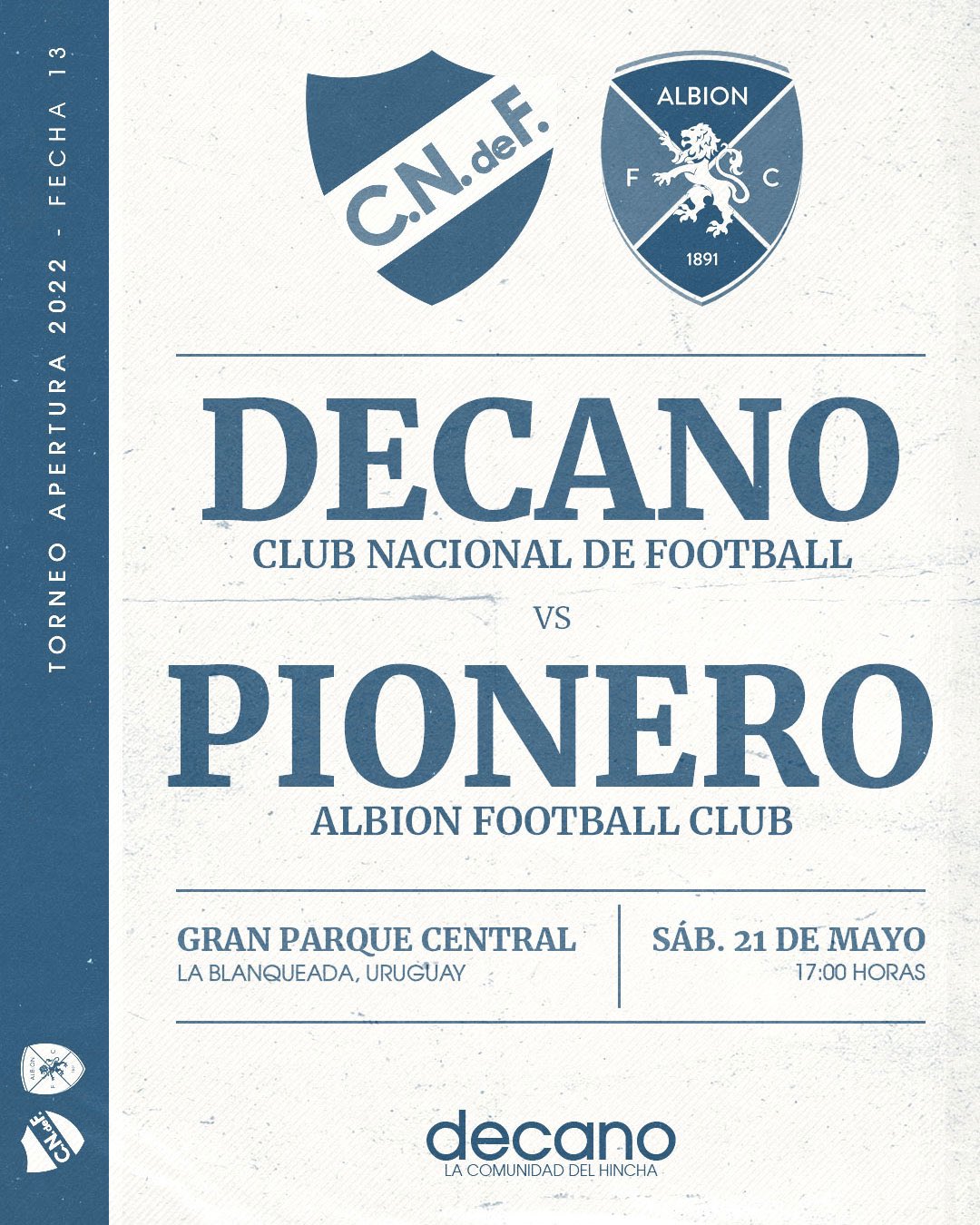 Hoy juega el Decano del fútbol uruguayo Nacional Nacional #ElClubGigante  🇳🇱