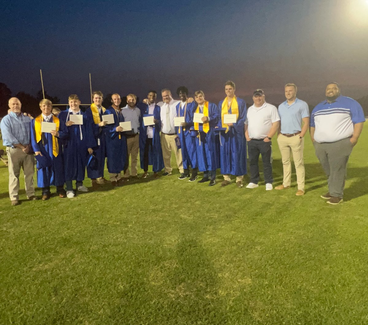 This has turned into one of my favorite pictures every year. Incredibly proud of this group of guys both on and off the field. Can’t wait to see what this group does going forward. Congratulations