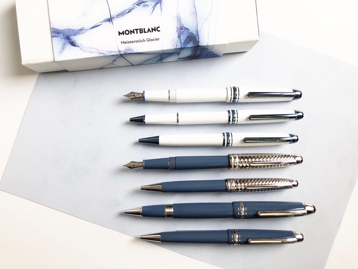 モンブラン☆グレイシャーブルー モンブラン 万年筆 145 グレイシャー