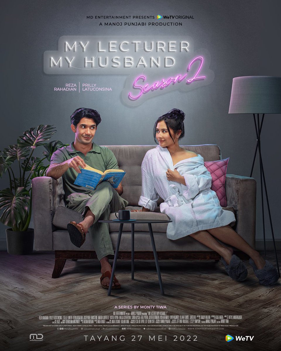 FINALLY!!!! Yang ditunggu-tunggu dateng juga nih. Seneng dong tanggal tayangnya udah ada? Yuk saatnya kita VIP biar bisa ketemu Mas Arya dan Inggit dan nggak kena spoiler! 

#OrangKetigaMLMH2
#MyLecturerMyHusband2
#MyLecturerMyHusband
#MDEntertainment
#WeTVOriginal
#NontonDiWeTV