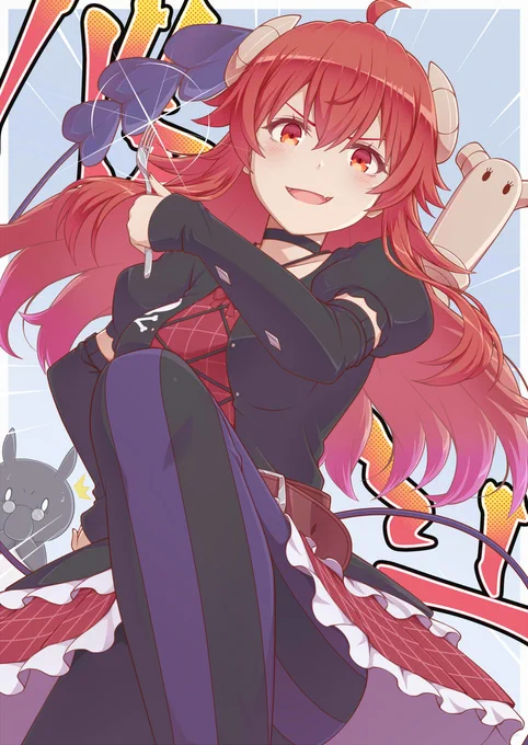 シャミ子inリリス(ΦωΦ)完成ver #まちカドまぞく #シャミ子 #ごせん像 #白澤店長 https://t.co/u0i1kS0Wp6 
