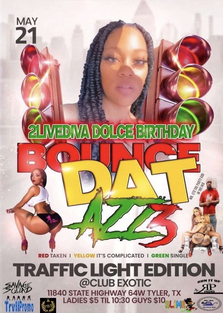 queendebs__'s tweet photo. TOMORROW NIGHT‼️🥳
Come Show Some Love To #2LivePromo With The Event #BDApt3 It’s Gone Be Movie 🎥 @Lil_Nunny60gme @slimegraphix @BlackWealthFam @BhampShotYa
@CLUBEXOTIC1
#sgxpromo #PrettyVixens😈 https://t.co/KWlhdkaHBJ