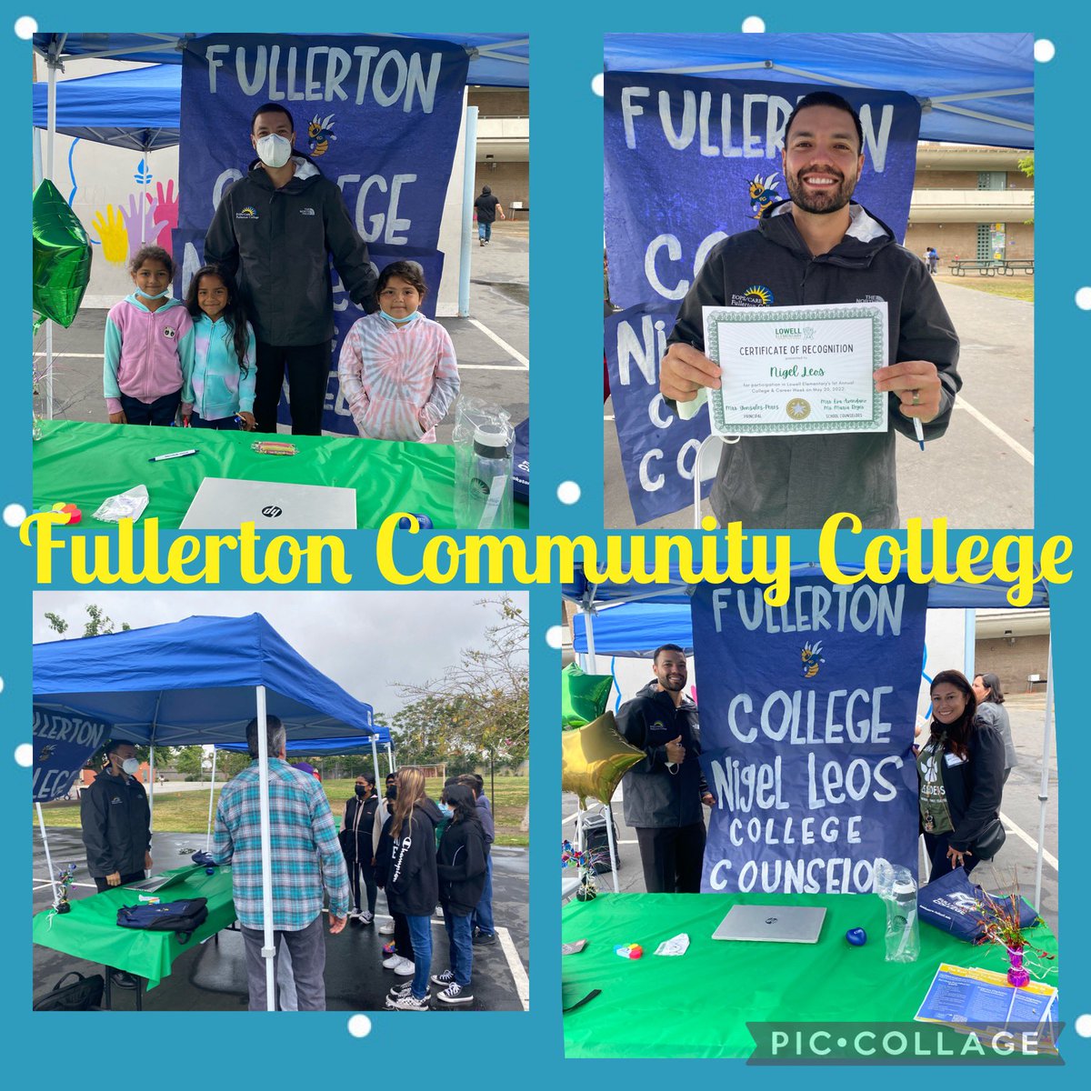 Lowell School Counselors hosted a College & Career Fair today! Thank you @SantaAnaCollege outreach & @FullColl for your participation. Our students ❤️ connecting with you today. @SAUSDCCR @DrRebeccaPianta @SantaAnaUSD @LowellElementa6