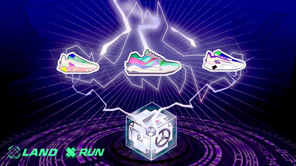 🎉$100 + #NFTGiveaway 🎉

Introducing @XLAND_official 🔥
Genesis Shoebox = Pass + Airdrop + move2earn 💎

5x Genesis Shoebox + $100 in BNB 🎉

To Enter:

1⃣♥️&amp;RT + Tag 3 Friends
2⃣Follow @XLAND_official
3⃣Follow <a href="/GemsScope/">GemsScope</a>

⭐️Ends 24h