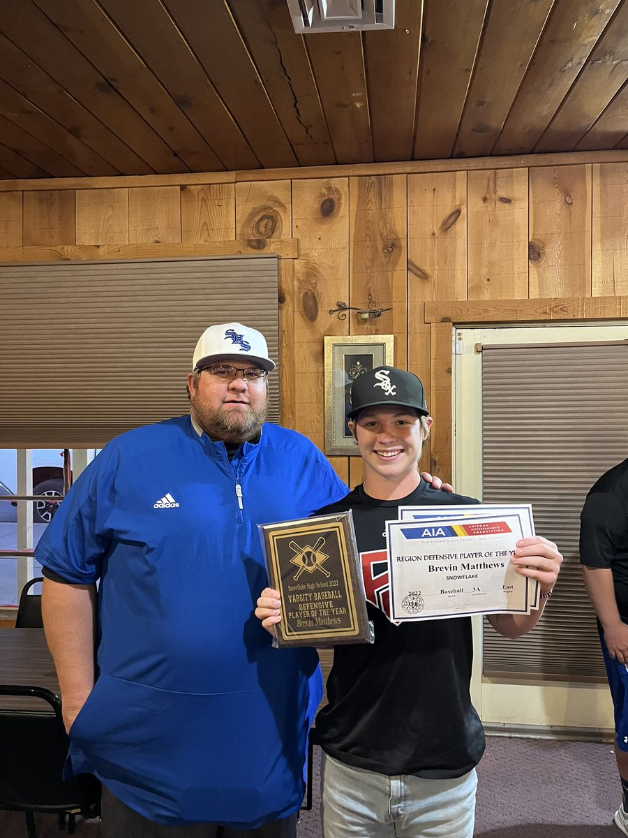 Had a great banquet today! Very happy to win region defensive player of the year and team defense player of the year! Also second team all state! <a href="/CAC_BaseballDB9/">Central AZ Baseball</a> <a href="/CGYoteBaseball/">Chandler-Gilbert CC Baseball</a> <a href="/chokes31/">Alex Cherney</a> <a href="/SoMtnBaseball/">South Mountain Baseball</a> <a href="/coach_robbs14/">Michael Robbins</a>  <a href="/pitchingsensei/">Joe Matthews</a> <a href="/AZFCABaseball/">FCA Baseball Arizona</a> very excited for summer ball!