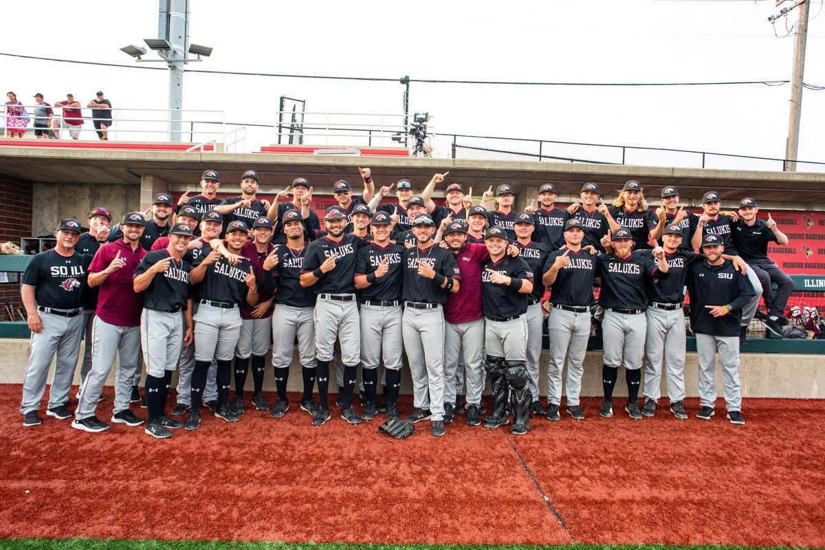 jtlock2's tweet photo. Congrats to The Fellas! 

@SIU_Baseball: outright #MVCBaseball champs for the first time in 32 years. Did it in @MVCsports, ranked #7 conference nationally, ahead of the Big Ten, American, West Coast and 21 other leagues. 

Incredible achievement. Hard earned and well deserved. https://t.co/49xtLYMLRI