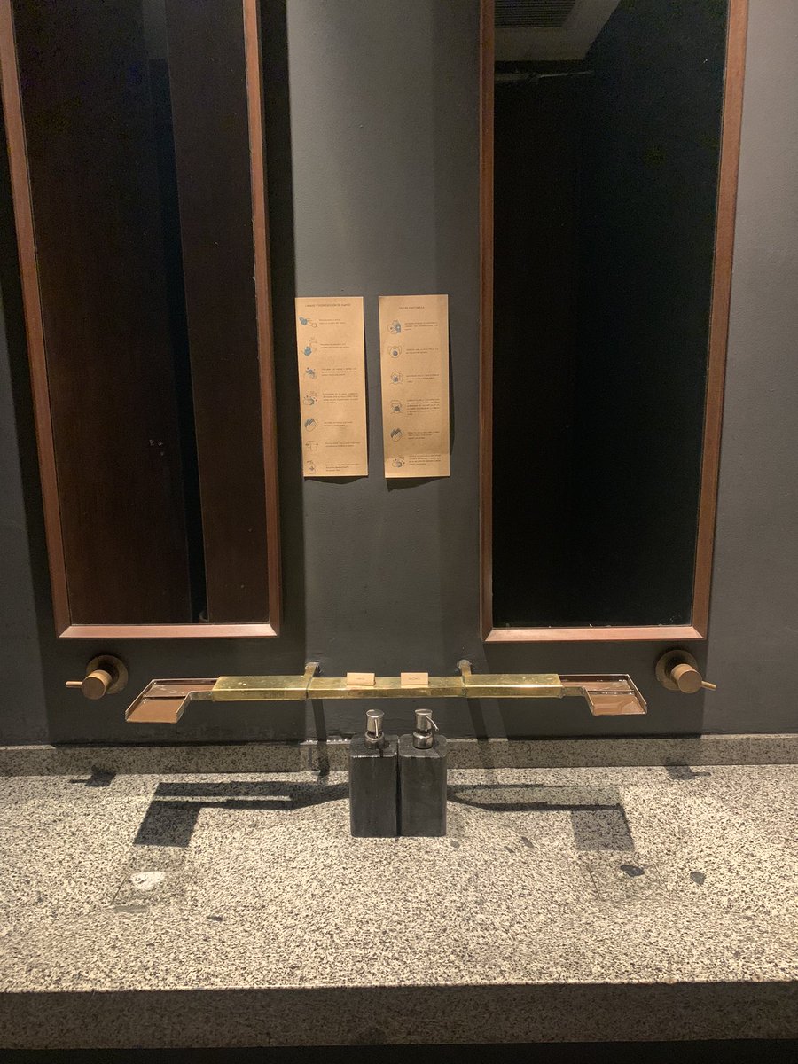 MaxScheiber's tweet photo. @dudaronomy Incredible sinks at Central in Lima, Peru. https://t.co/3CSWn0bvXp