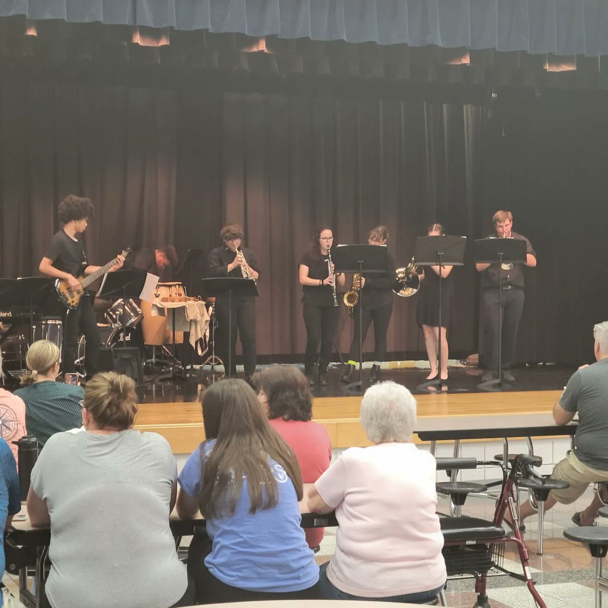 SO PROUD of all our jazz students tonight!! They have gained so much confidence over the course of the year and they got to shine tonight with the help of the amazing fellows of Da Land Brass Band