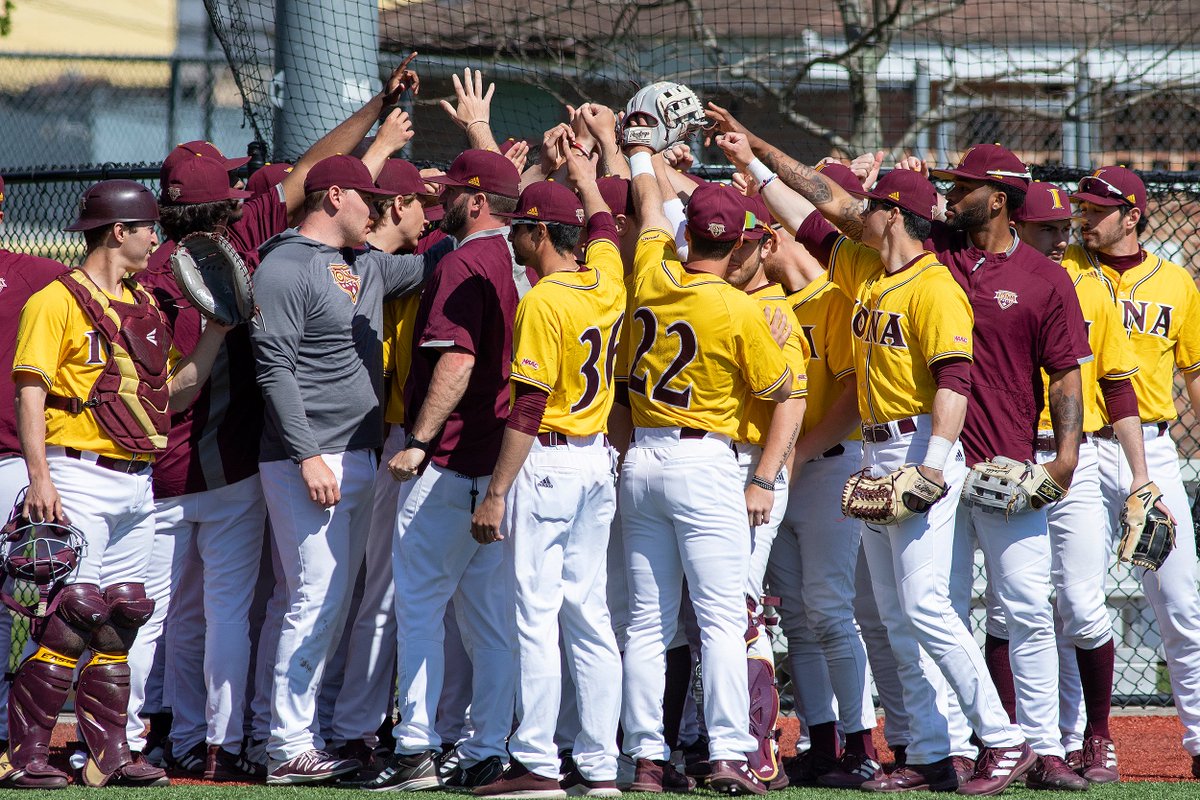 IonaBaseball's tweet photo. Game #47!!

🆚: @JaspersBaseball
📍: Pomona, NY
🏟️: Clover Stadium
⏰: 10:00 AM
📊: https://t.co/ofJ8AQ7akW
📺: https://t.co/QPosT2no3P

#ICBASE | #GaelNation https://t.co/1Vpt5CkerV