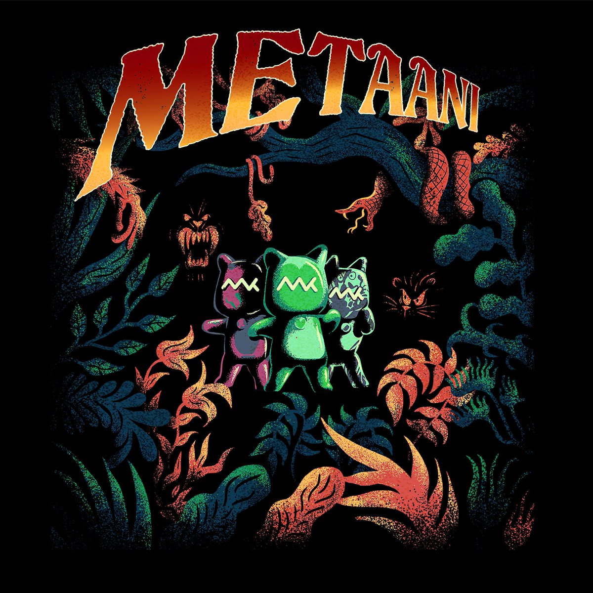 🔥metaani x 仮想広告🔥#giveaway 
オフィシャル公認作品をNFT化‼️metaaniホルダー才田さんのアパレルグッズ新作のため80s映画ポスターをイメージした作品を作りました‼️
抽選で1名様にGiveaway!!
20枚を抽選後0.005ETHにて販売✨
✅Follow 
<a href="/snns_sanonatsu/">SNNSスンス</a> <a href="/syo_saida/">才田翔/Sid Soay nameraka-pudding.eth</a>
 ✅RT &amp; Like
〆切 5/24 20時