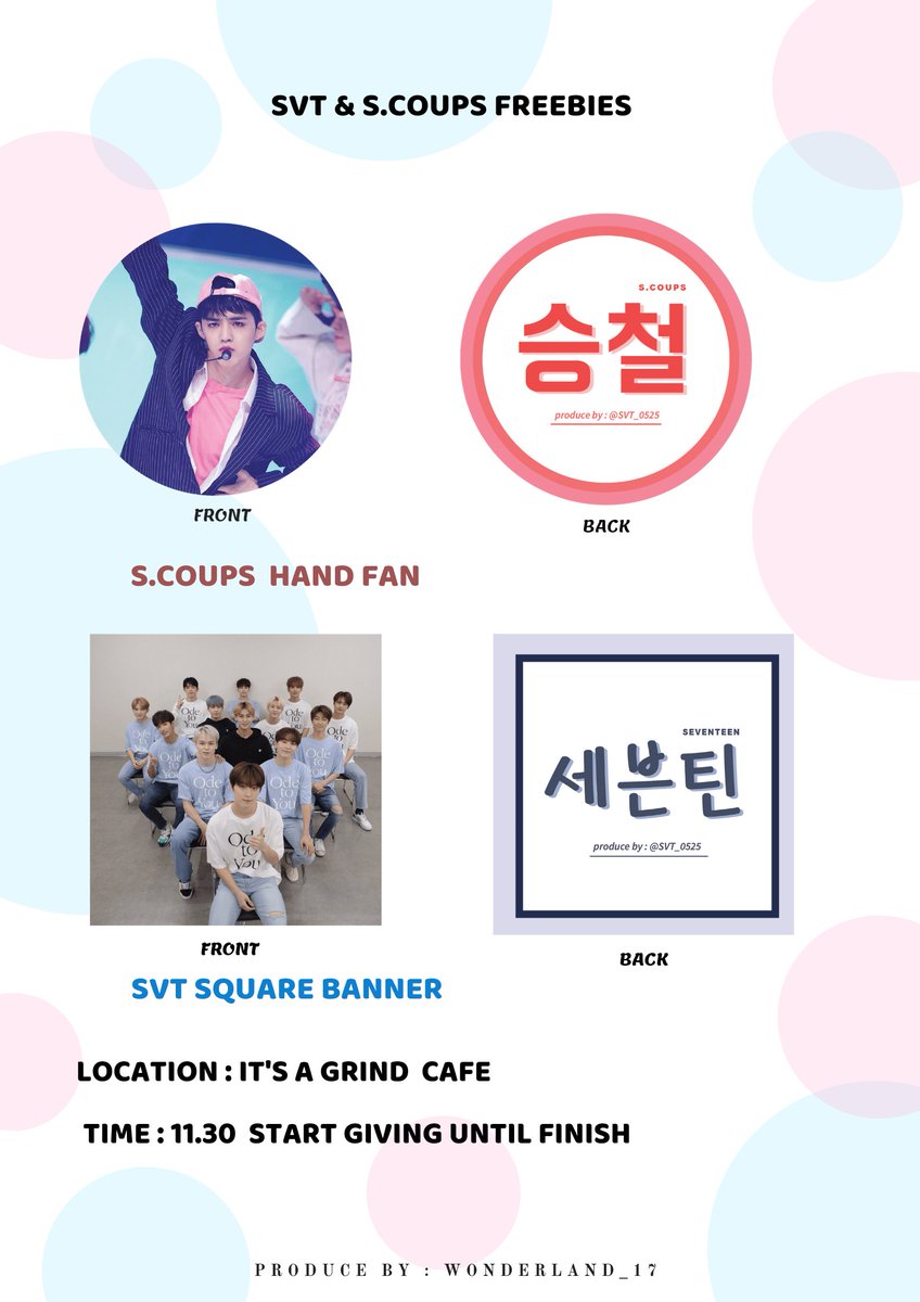 SVT_0525's tweet photo. Hello Carats ,
I will giving the freebies at #DearMyDarlingSVT. Pls do not hesitate to say hi to me and collect the freebies from me on that day.
 FCFS 
Hope you guys like it. See yah https://t.co/ZE6SRYFhCn