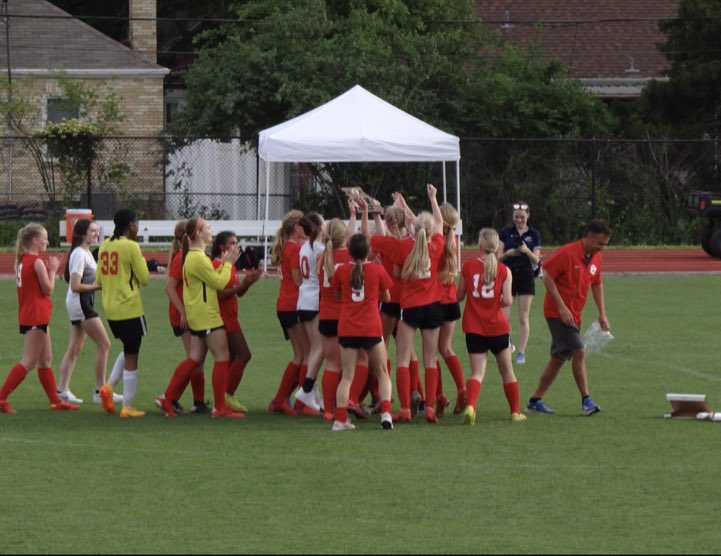 seels03's tweet photo. Way to go to my #16 Savannah Smiles and the Bishop DuBourg soccer team!! Onto quarter finals May 28th!!  @FearTheCavalier https://t.co/DaXU8gQdJb